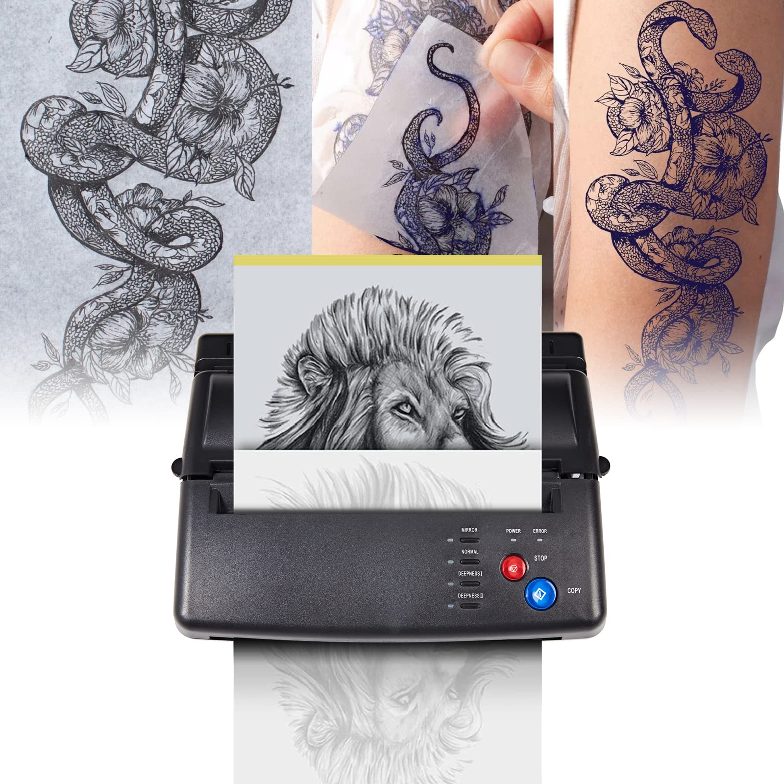Amazon.co.jp: Tattoo Transfer Stencil Machine,Tattoo Printer